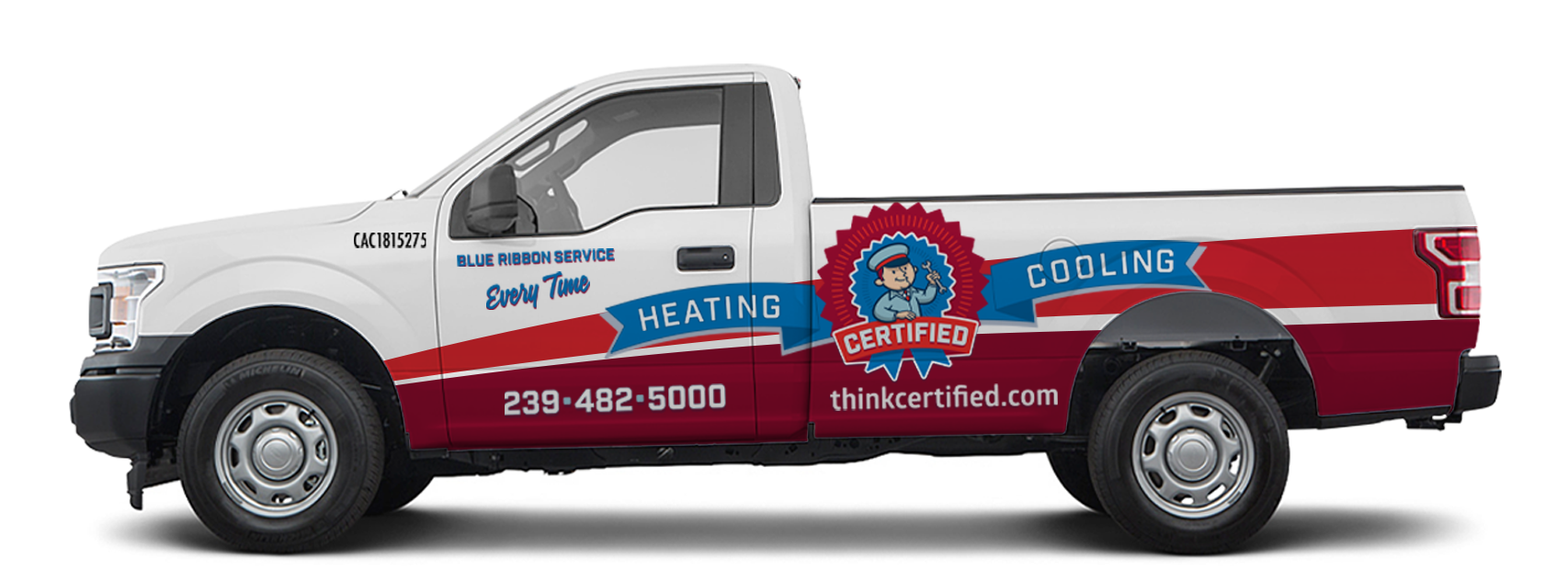 Professional vehicle wrap example