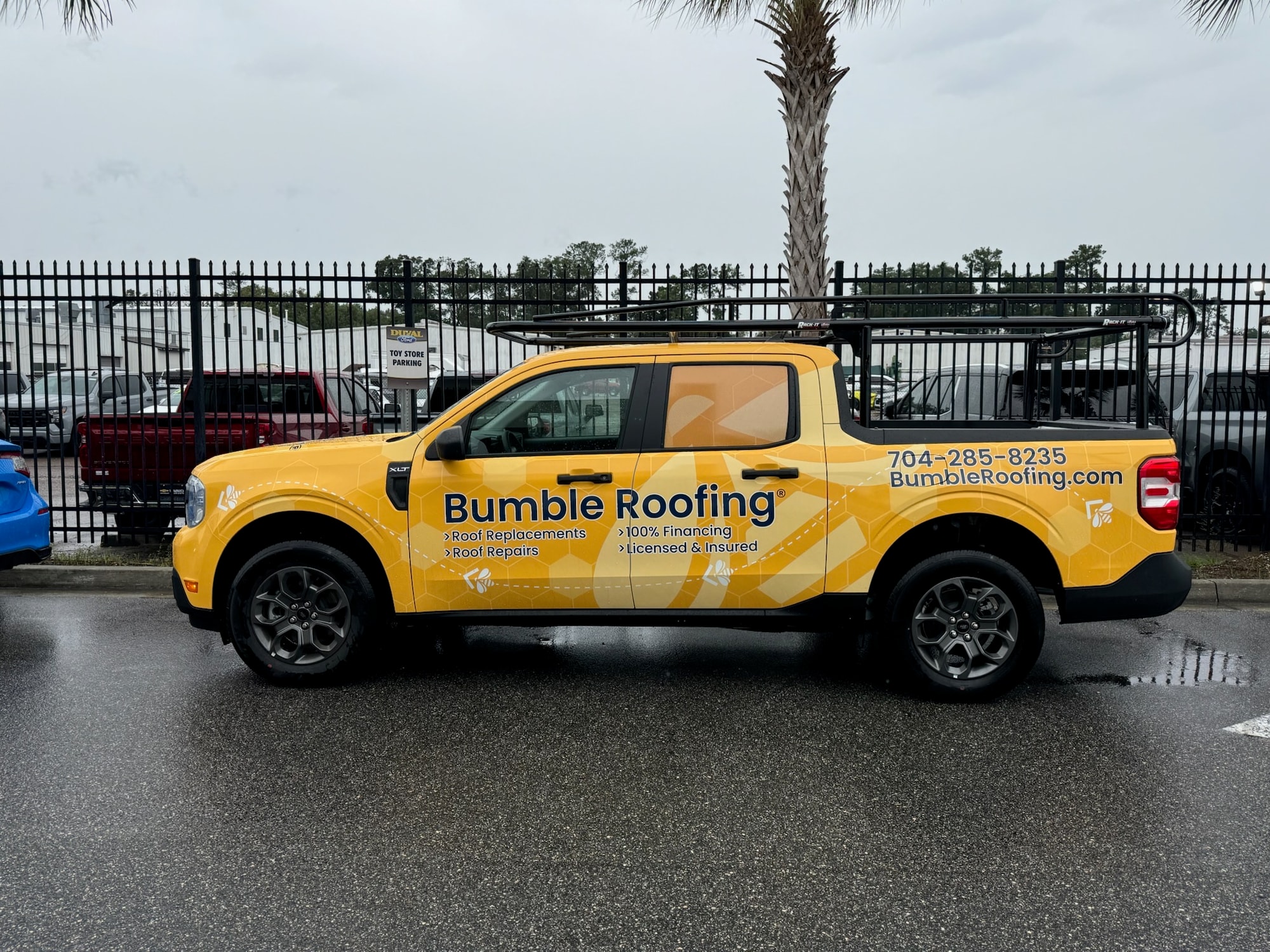 Professional fleet wrap example
