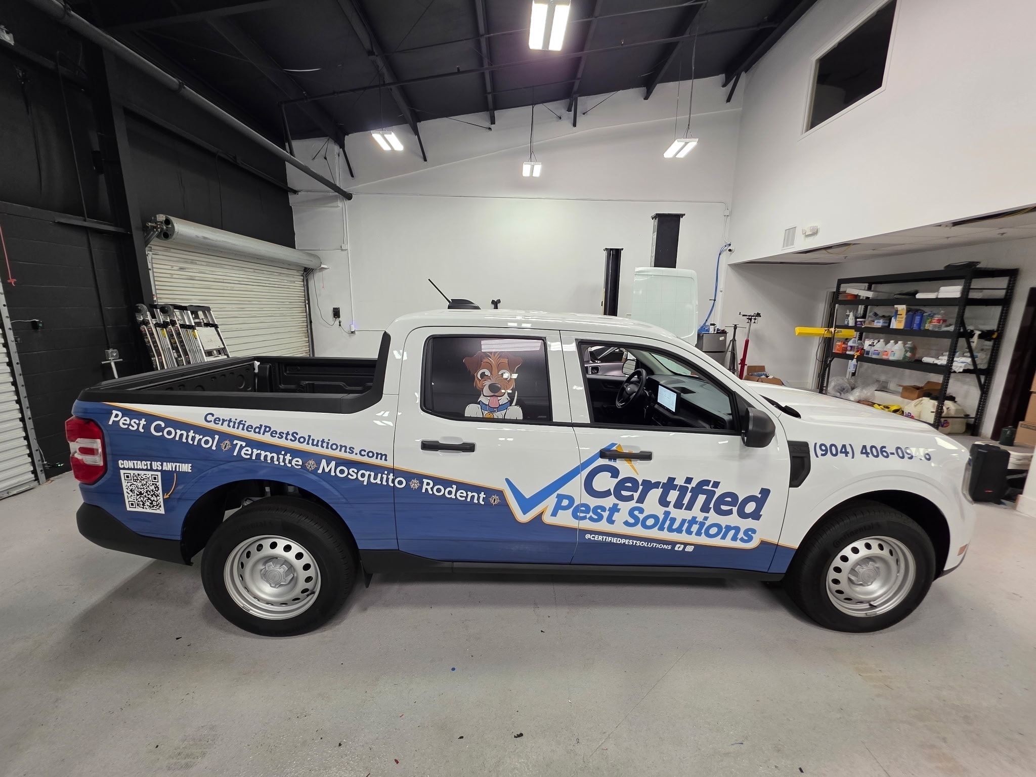Professional vehicle wrap example