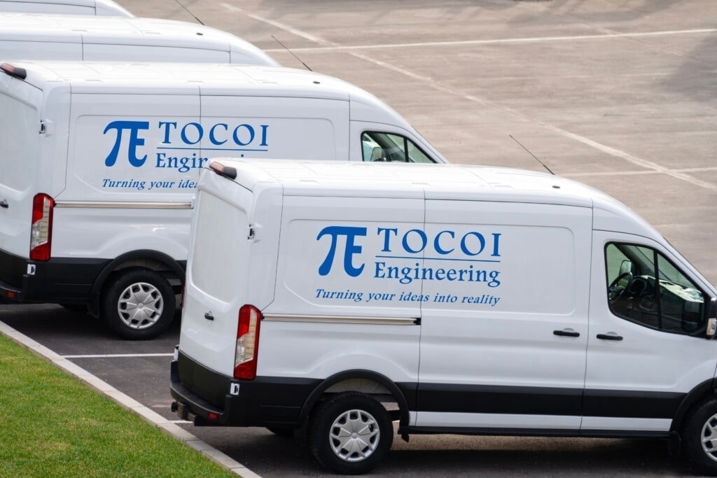 Fleet vehicle decals and branding