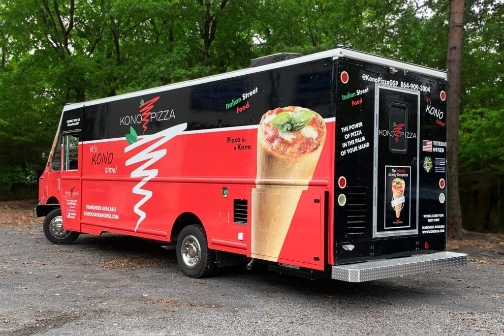 Custom food truck wrap design