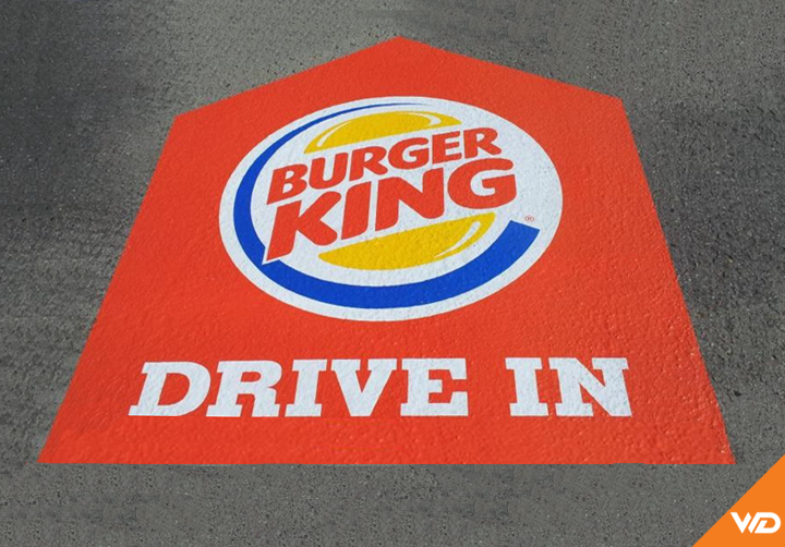 Burger king Floor Wrap